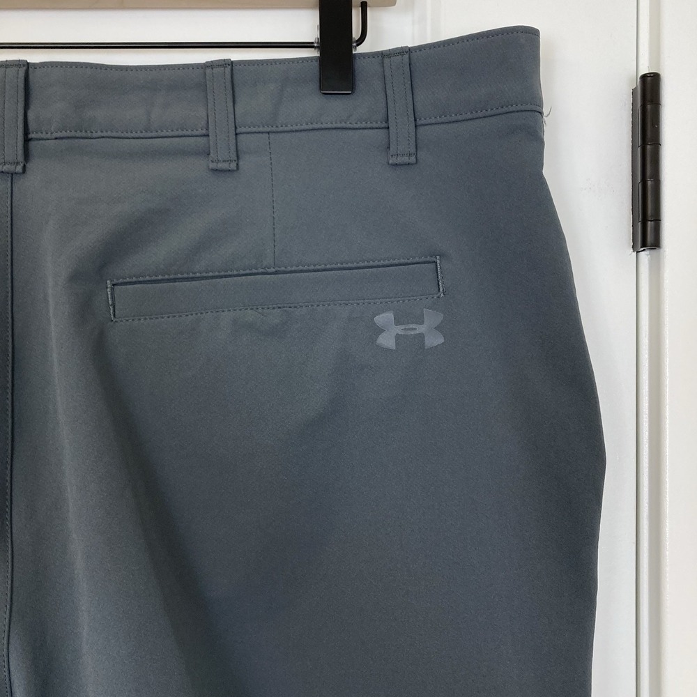 Under Armour UA Tech Moisture Wicking Golf Performance Pants Gray Mens 40x32 - Picture 5 of 9